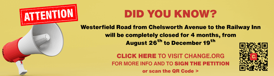 Sign the petition at Change.org against the 17-Week Closure of Westerfield Road